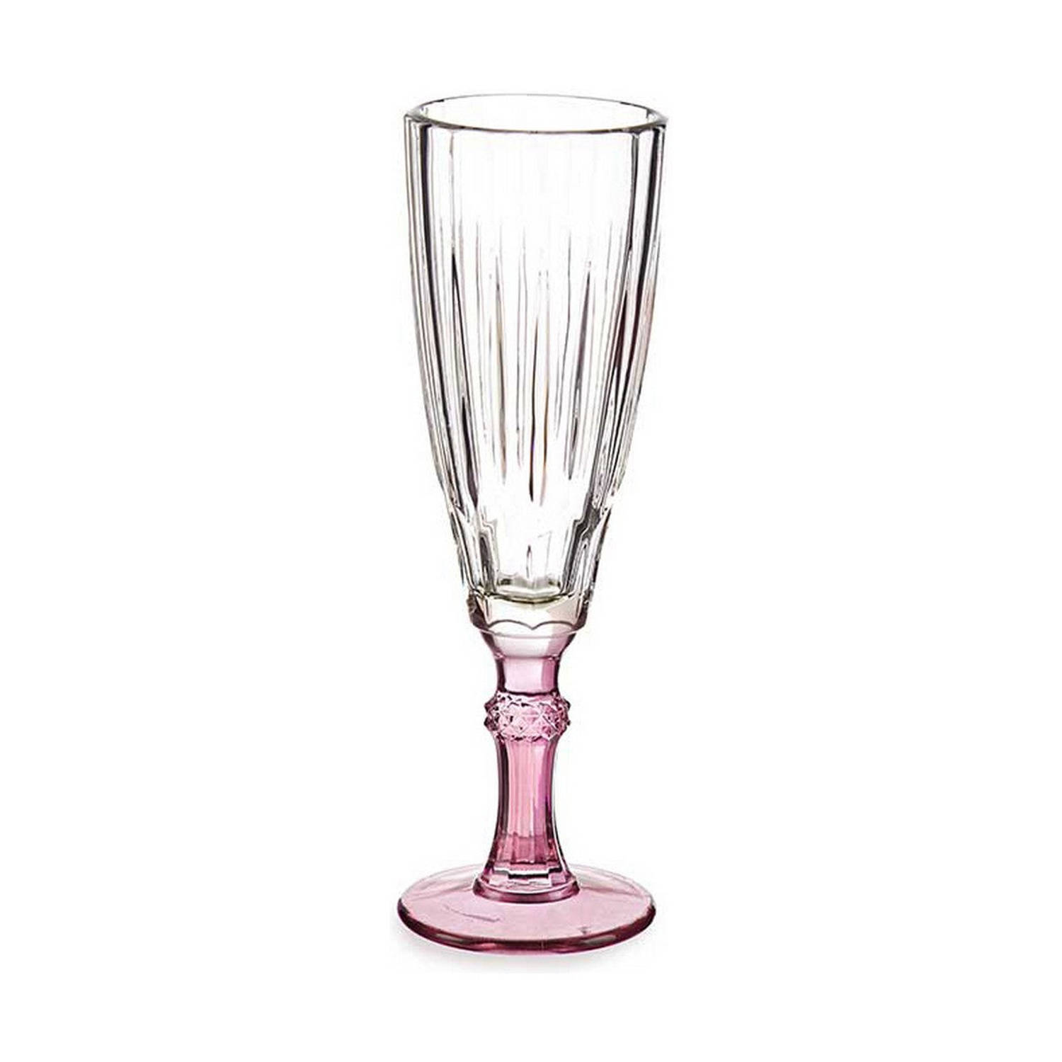 Champagneglas Exotic Kristal Roze (170 ml)