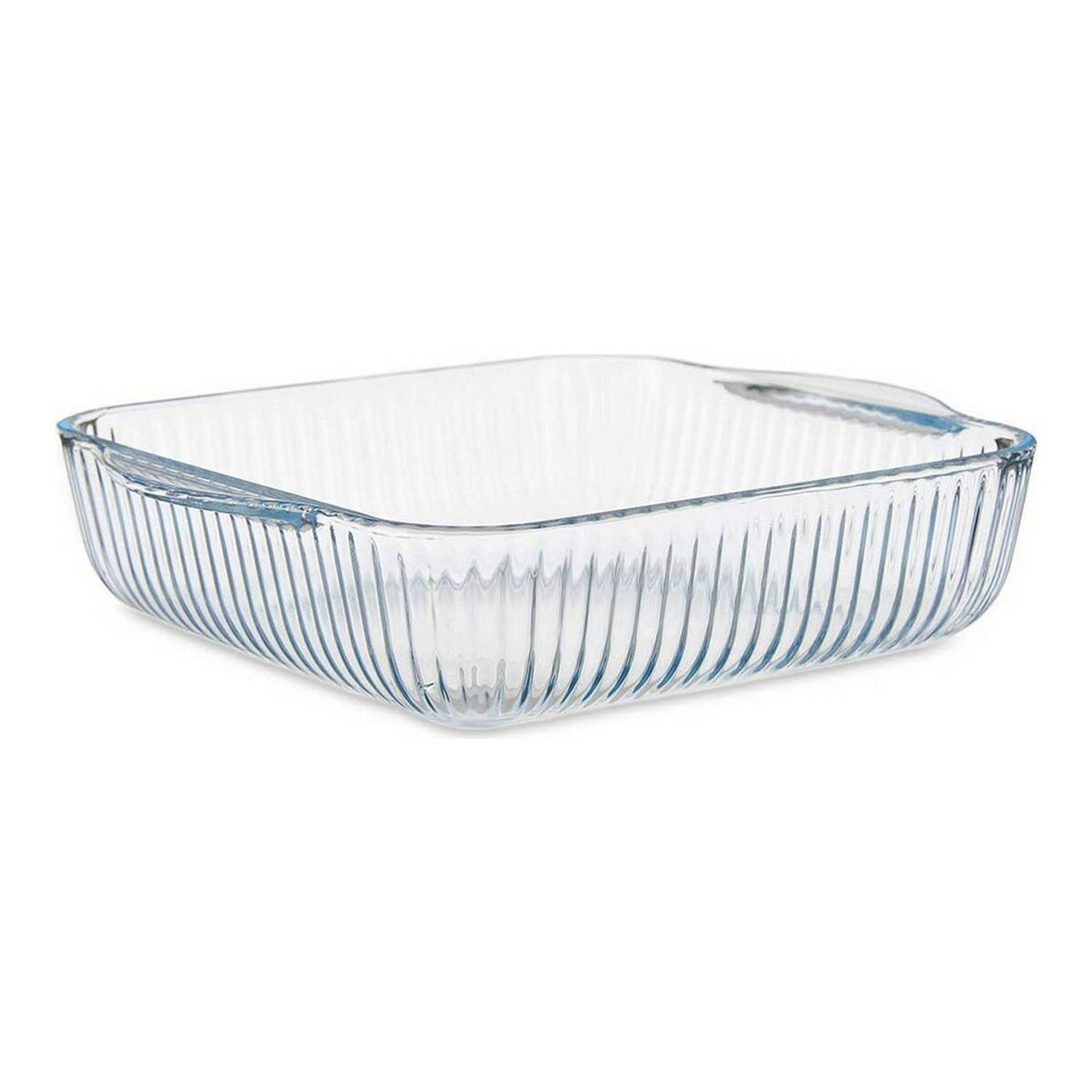 Ovenschaal Optica Transparant Borosilicaatglas (21,5 x 6 x 25,2 cm)