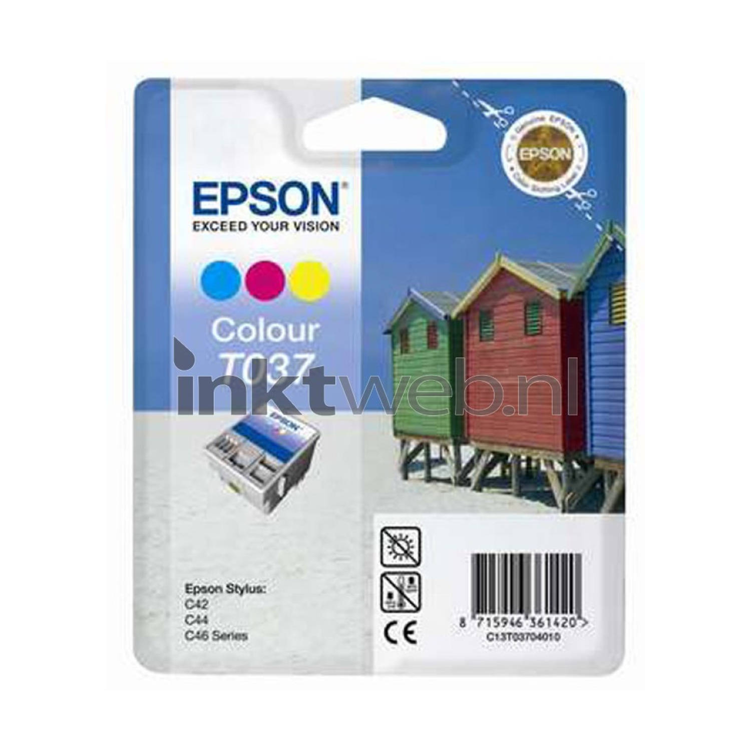 Epson T037 kleur cartridge