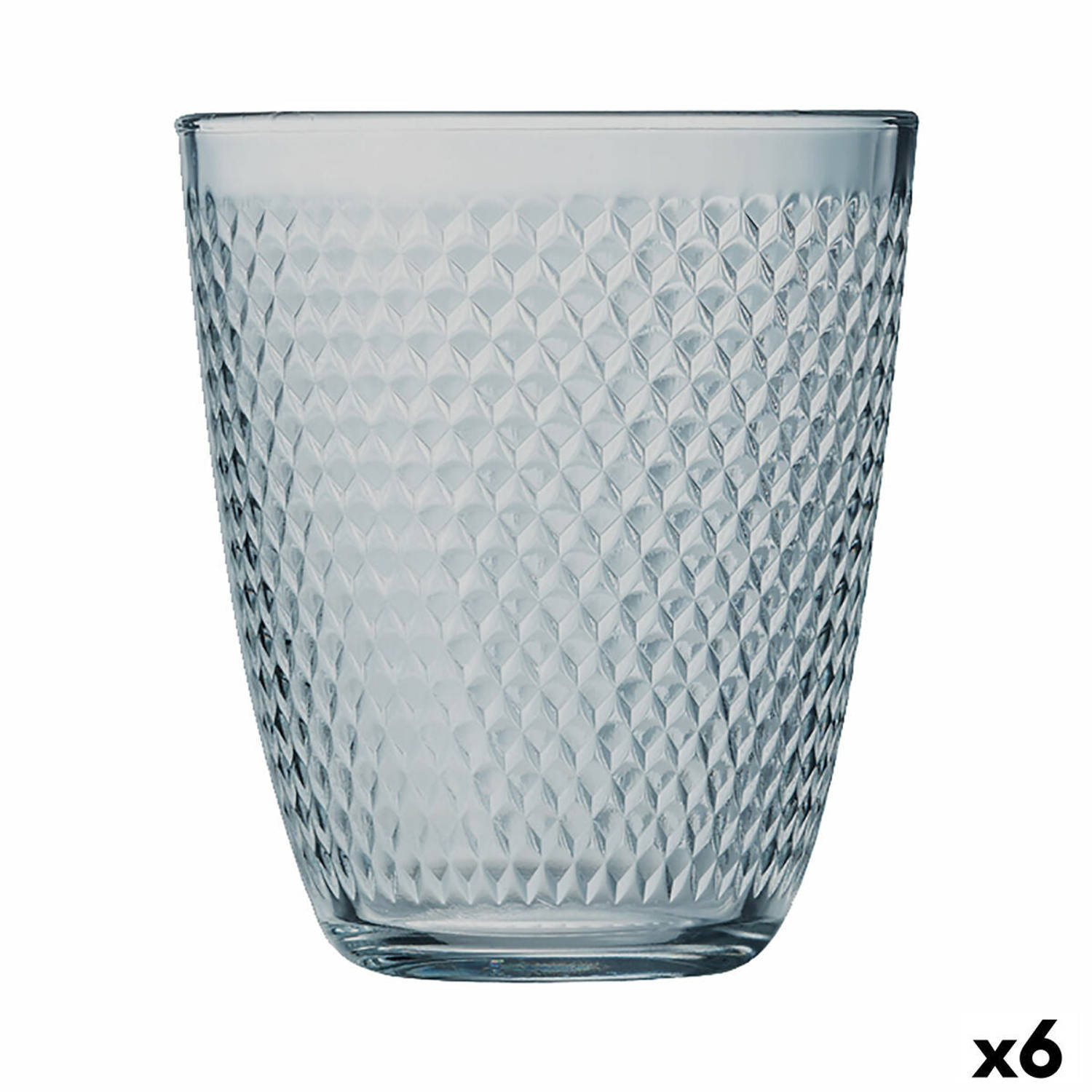 Glas Luminarc Concepto Pampille Grijs Glas (310 ml) (6 Stuks)