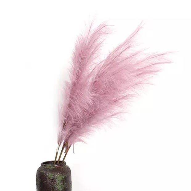 Pampas Gras 60 cm Oud roze kunstplant