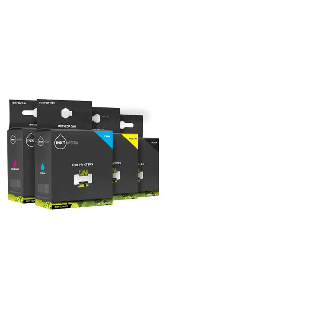 Inktmedia® - Inktcartridge - Geschikt Epson 405XL inktcartridge SET 4 stuks hoge inhoud - Cartridge met Inkt