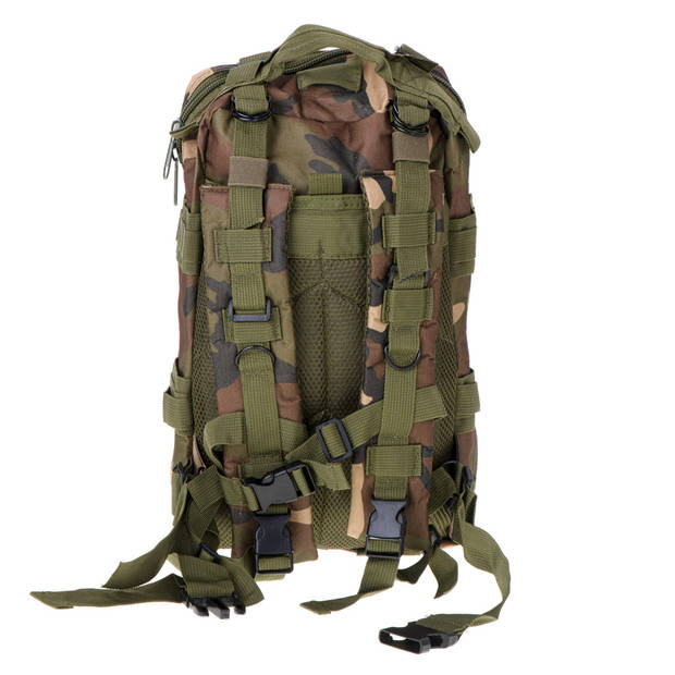 Camo militaire rugzak met 5 vakken 25l