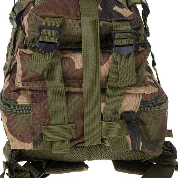 Camo militaire rugzak met 5 vakken 25l