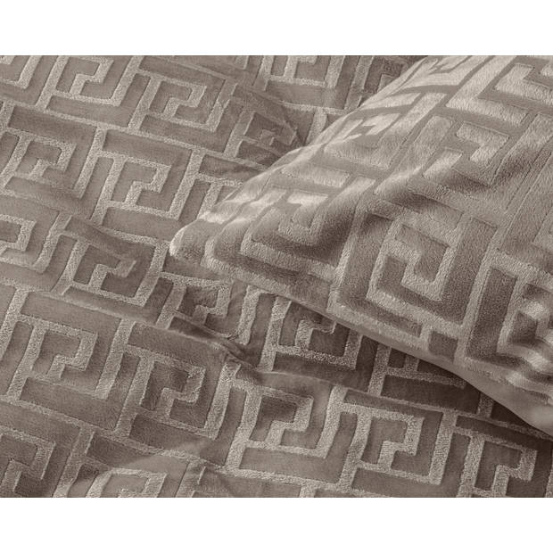 Sleeptime Fashion Dekbedovertrek - 200 x 200/220 + 2 60 x 70 cm kussenslopen - Taupe