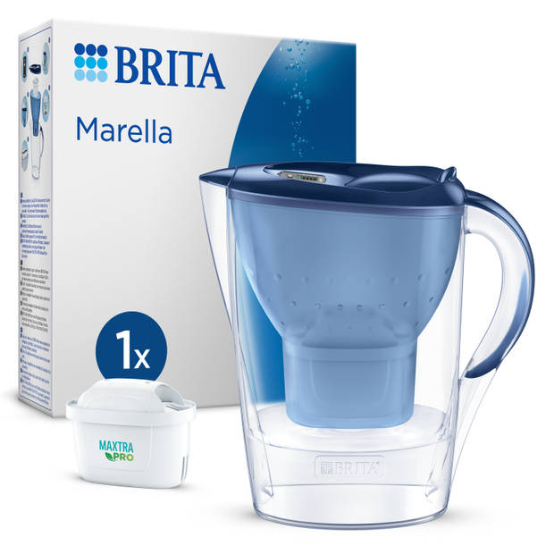 BRITA Waterfilterkan Marella Cool 2,4L Blauw incl. 1 MAXTRA PRO Waterfilter