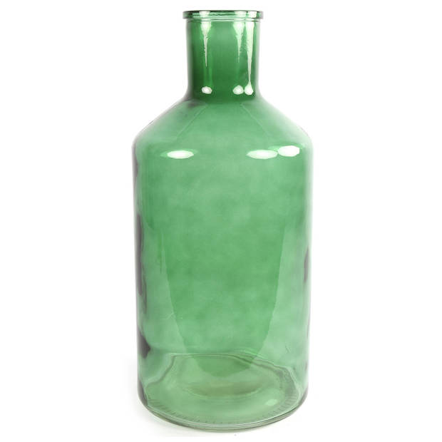 Countryfield vaas - mintgroen - glas - XXL fles - D24 x H51 cm - Vazen