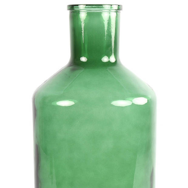 Countryfield vaas - mintgroen - glas - XXL fles - D24 x H51 cm - Vazen