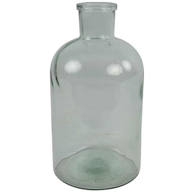 Countryfield vaas - helder/transparant - glasA - apotheker fles - D14 x H27 cm - Vazen