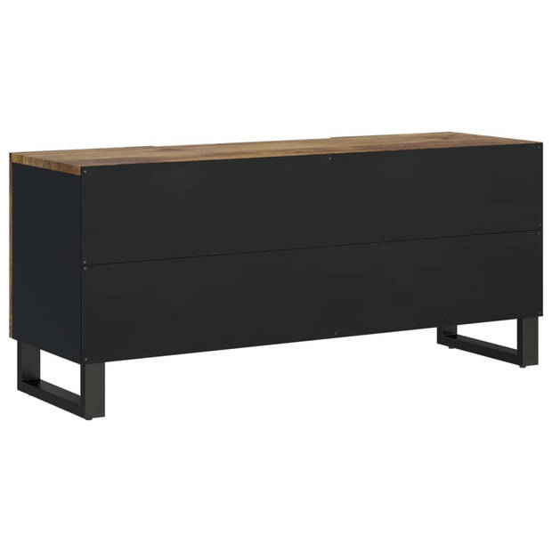 vidaXL Tv-meubel 105x33,5x46 cm massief mangohout en bewerkt hout