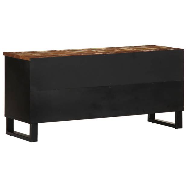 vidaXL Tv-meubel 100x33x46 cm massief hout gerecycled en bewerkt hout