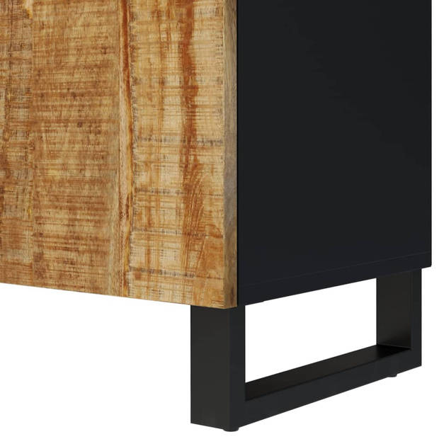 vidaXL Tv-meubel 105x33,5x46 cm massief mangohout en bewerkt hout