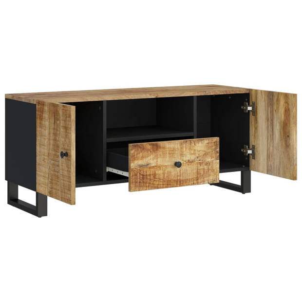 The Living Store Tv-meubel - Mangohout - 105 x 33.5 x 46 cm - Inclusief handleiding