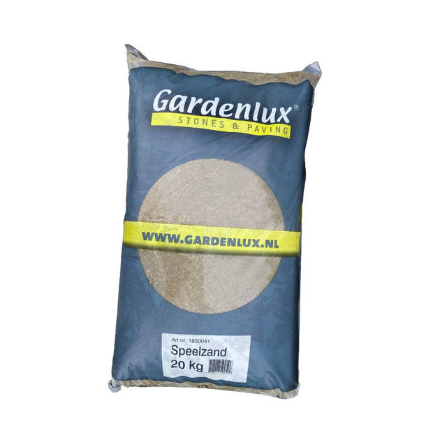 Gardenlux Speelzand - Zandbakzand - Zand voor Zandbak - Gecertificeerd - Voordeelverpakking 100 x 20 kg