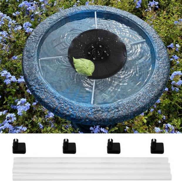 Gardlov waterfontein voor vijver en zwembad met multicolor LED
