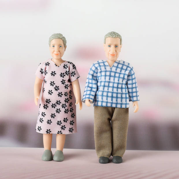 Lundby Poppenhuisfiguren opa & oma 'Charlie'