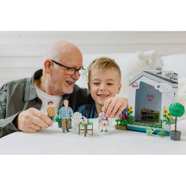 Lundby Poppenhuisfiguren opa & oma 'Charlie'