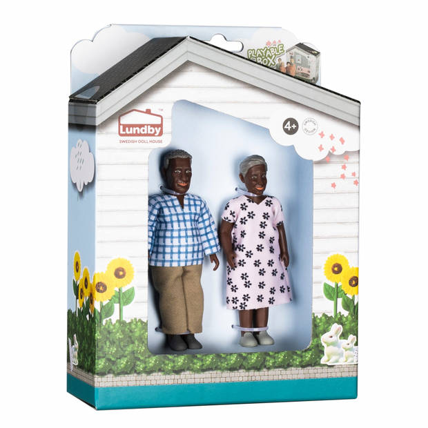 Lundby Poppenhuisfiguren opa & oma 'Billie'