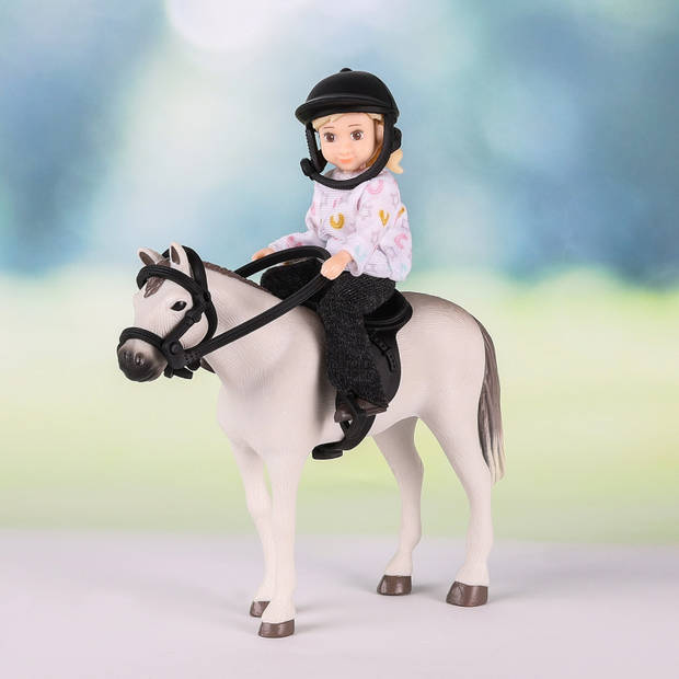 Lundby Poppenhuisfiguur met paard