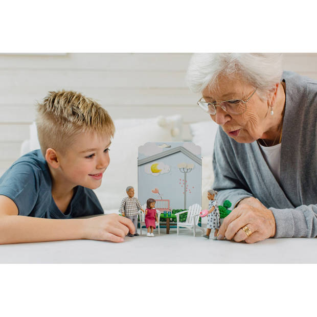 Lundby Poppenhuisfiguren opa & oma 'Nikki'