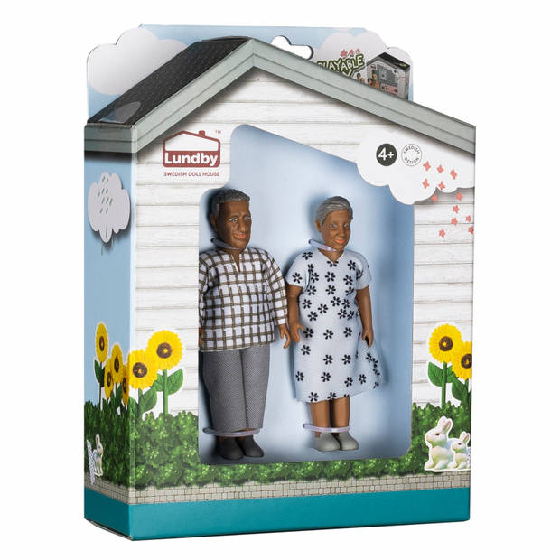 Lundby Poppenhuisfiguren opa & oma 'Nikki'