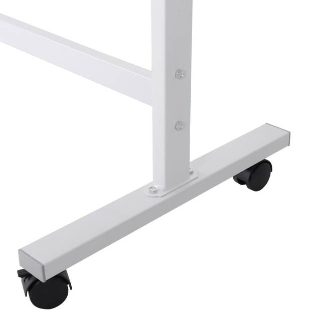 Jago- Whiteboard- magneetbord met alu frame- 120x60 cm, magnetisch, draaibaar