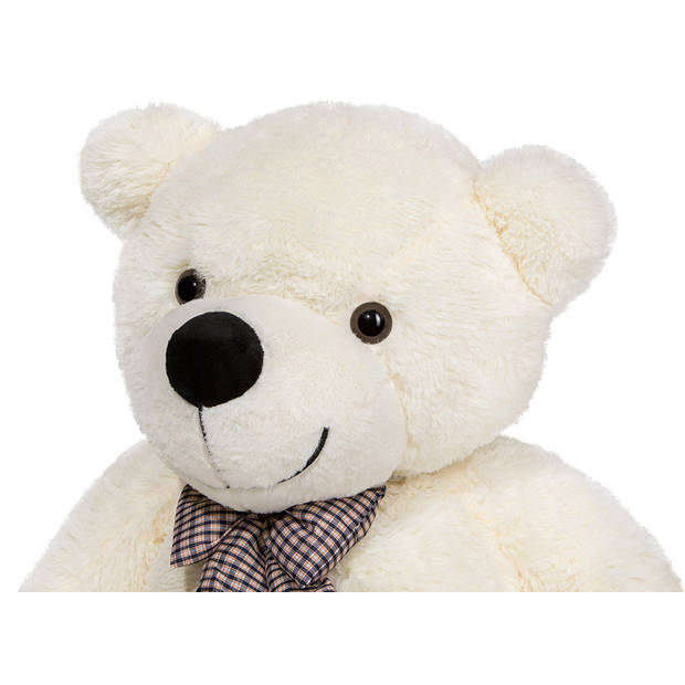 Teddybeer "Tommy" wit, 170 cm, knuffelbeer, pluche beer, valentijnsdag, cadeau, kado