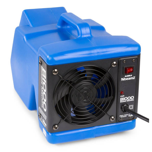 BeamZ B1000 bellenblaasmachine met ventilator en draadloze afstandsbediening