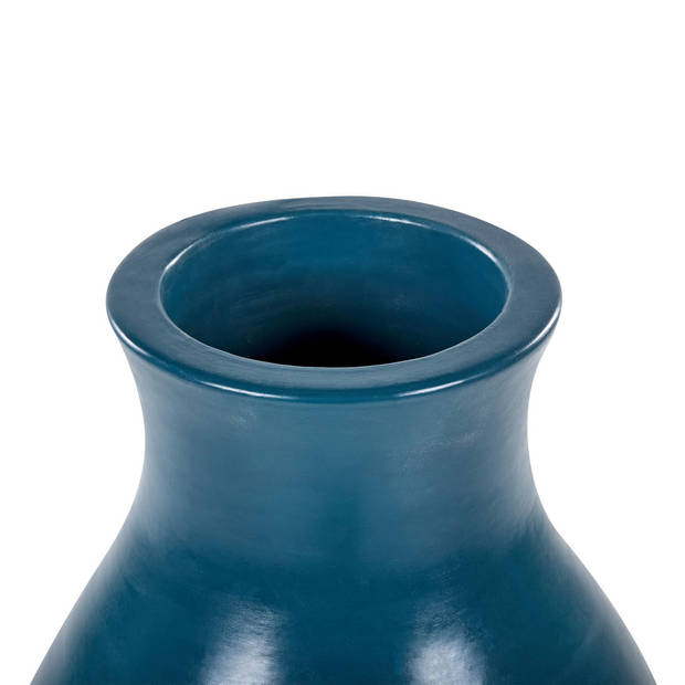 Beliani STAGIRA - Decovaas-Blauw-Terracotta