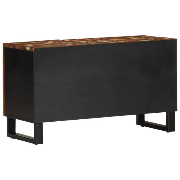 vidaXL Tv-meubel 80x33x46 cm massief hout gerecycled en bewerkt hout