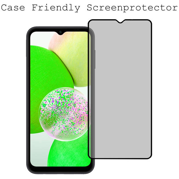Basey Samsung Galaxy A14 5G Screenprotector Screen Protector Beschermglas Tempered Glass