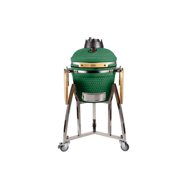 Buccan BBQ - Kamado barbecue - Sunbury Smokey Egg - Large 16" - Limited edition - Groen