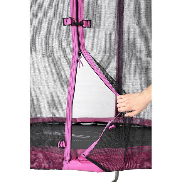 Plum - Trampoline met veiligheidsnet - 183 cm - Junior - Roze