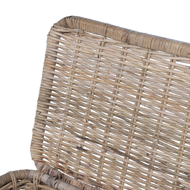 Het Mandenhuys - Fietsmand Rotan - 55x39x40cm - Incl. Deksel - Mand Marla