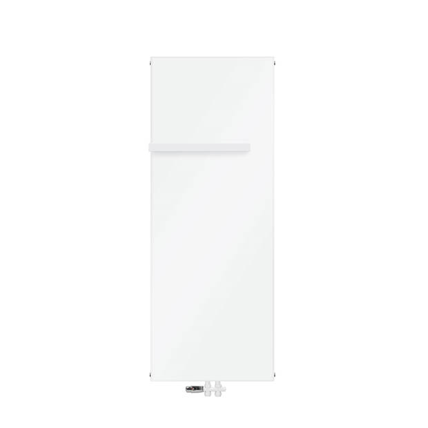 Badkamerradiator 1600x604 mm Wit met voet Aansluitset ML-Design