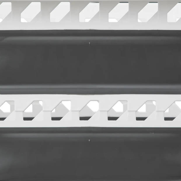 5Five Wasmand opvouwbaar met handvatten - kunststof - 40L - grijs/wit - 48 x 34 x 49 cm - Wasmanden