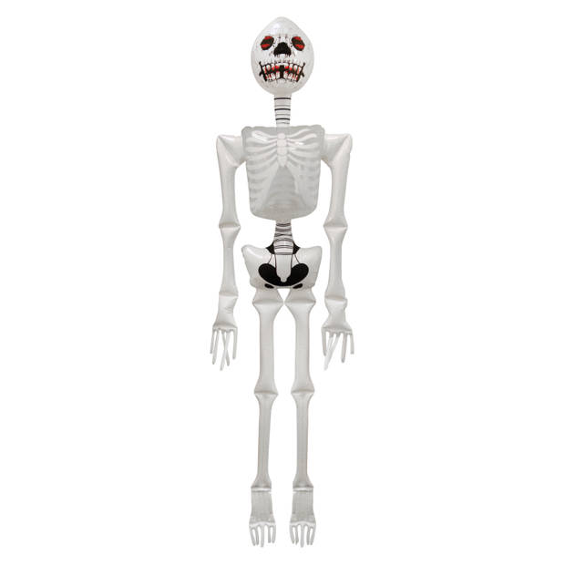 Opblaasbaar skelet 2 stuks Halloween versiering 183 cm - Opblaasfiguren