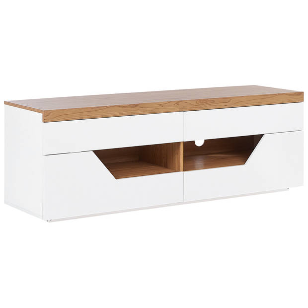 Beliani CHEVAL - TV-kast-Wit-MDF