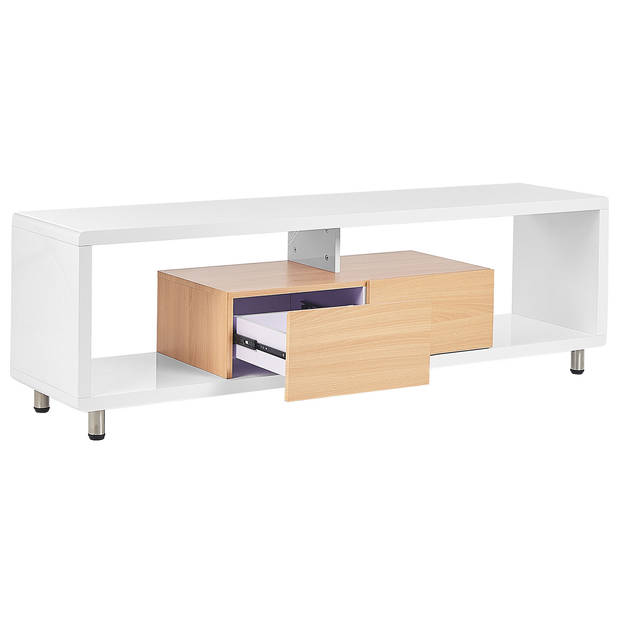 Beliani KNOX - TV-kast-Lichte houtkleur-MDF