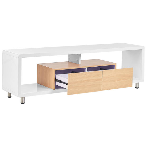 Beliani KNOX - TV-kast-Lichte houtkleur-MDF