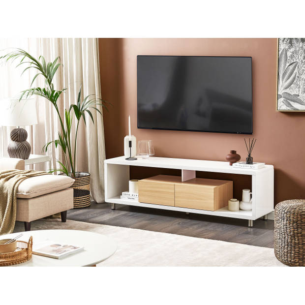 Beliani KNOX - TV-kast-Lichte houtkleur-MDF