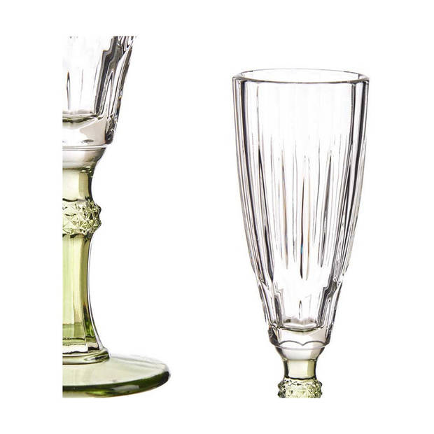 Champagneglas Exotic Kristal Groen 170 ml