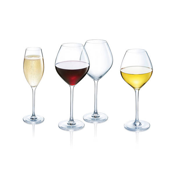 Wijnglas Luminarc Grand Chais Transparant Glas (350 ml) (12 Stuks)