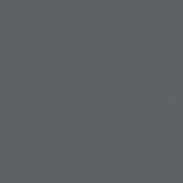vidaXL 7-delige Loungeset poly rattan zwart en grijs