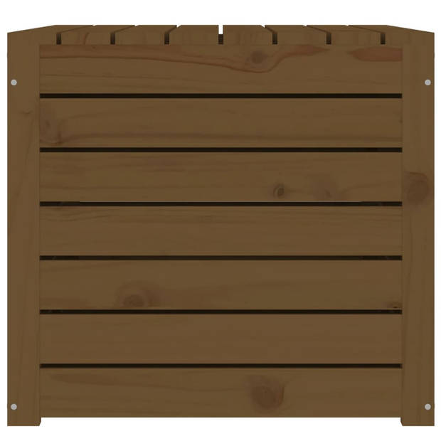 vidaXL Tuinbox 101x50,5x46,5 cm massief grenenhout honingbruin
