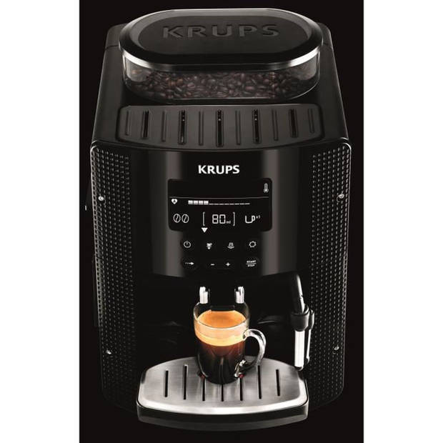 KRUPS YY8135FD Automatische espressomachine met maalmachine - zwart