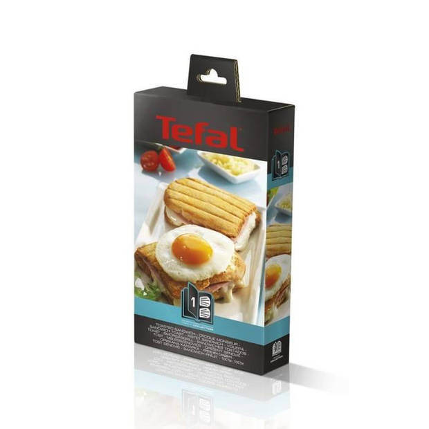 TEFAL Accessories XA800112 Set van 2 Croque Monsieur Snack Collection borden