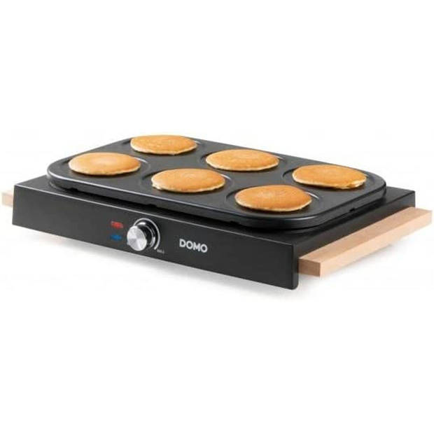 Pannenkoekenmaker DOMO DO8716W Zwart 1000 W