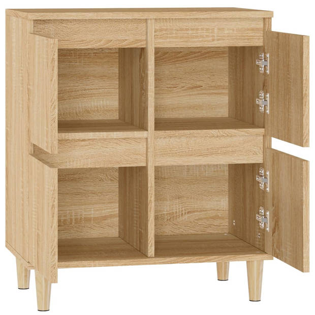 The Living Store Dressoir Klassiek Sonoma Eiken - 60 x 35 x 70 cm - Duurzaam Hout