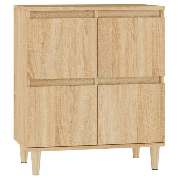 vidaXL Dressoir 60x35x70 cm bewerkt hout sonoma eikenkleurig